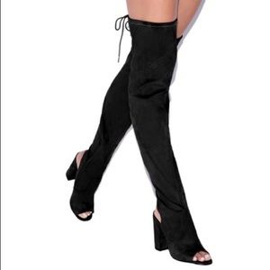 Shoedazzle Thigh High Boots Size 8.5